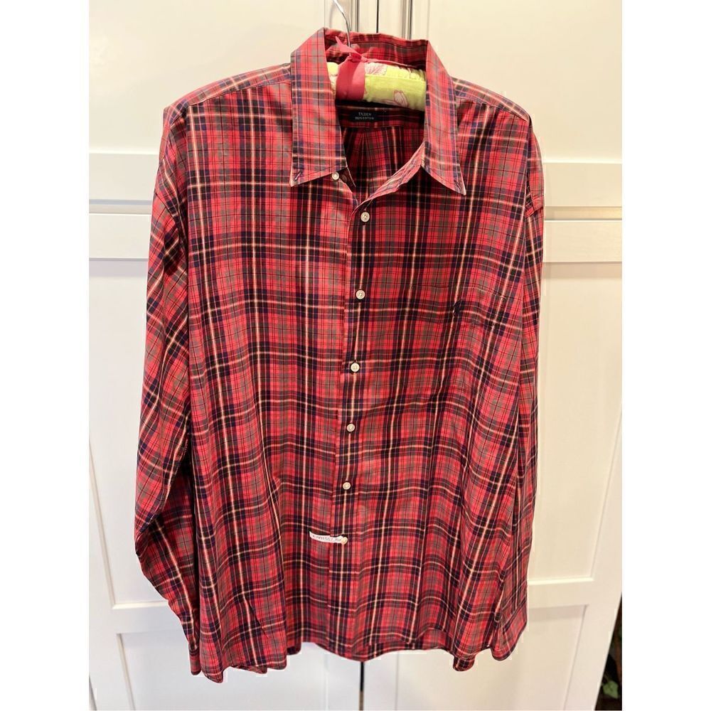 Ralph Lauren Golf Men’s Tilden Plaid Button Down Shirt Sz XL